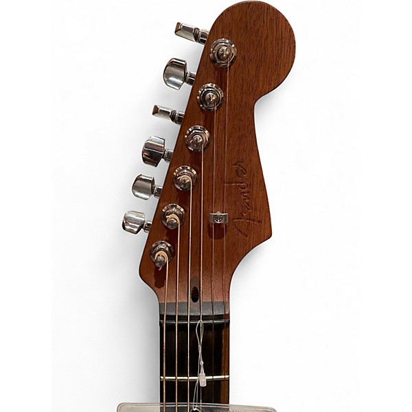 Used Fender American Acoustasonic Stratocaster Dakota Red Acoustic Electric Guitar