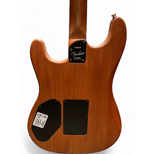 Used Fender American Acoustasonic Stratocaster Dakota Red Acoustic Electric Guitar