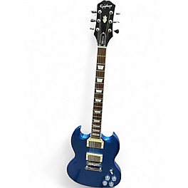 Used Epiphone SG MUSE Metallic Blue Solid Body Electric Guitar