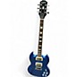 Used Epiphone SG MUSE Metallic Blue Solid Body Electric Guitar thumbnail