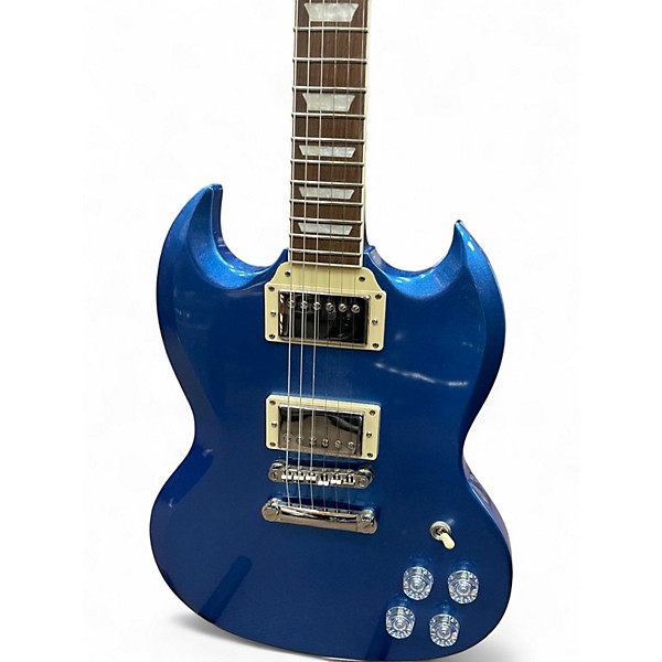 Used Epiphone SG MUSE Metallic Blue Solid Body Electric Guitar