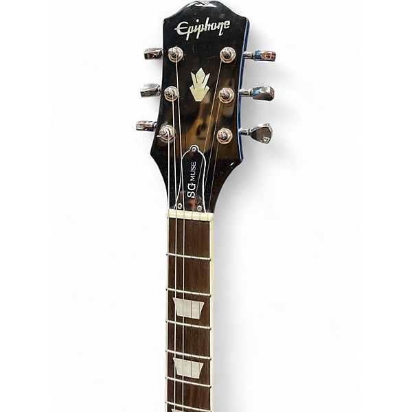 Used Epiphone SG MUSE Metallic Blue Solid Body Electric Guitar