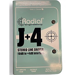 Used Radial Engineering J+4 Direct Box