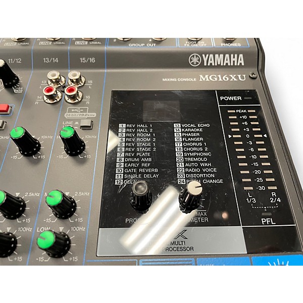 Used Yamaha MG16XU Unpowered Mixer