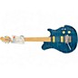 Used Sterling by Music Man Sub AX4 Trans Blue Solid Body Electric Guitar thumbnail
