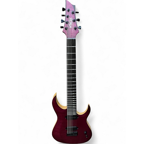 Used Schecter John Brown Tao  Purple Solid Body Electric Guitar
