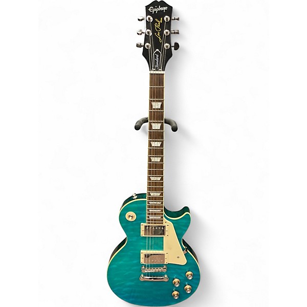 Used Epiphone Les Paul Standard TEAL Solid Body Electric Guitar