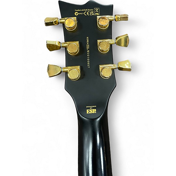 Used ESP LTD EC1000 Deluxe Satin Black Solid Body Electric Guitar