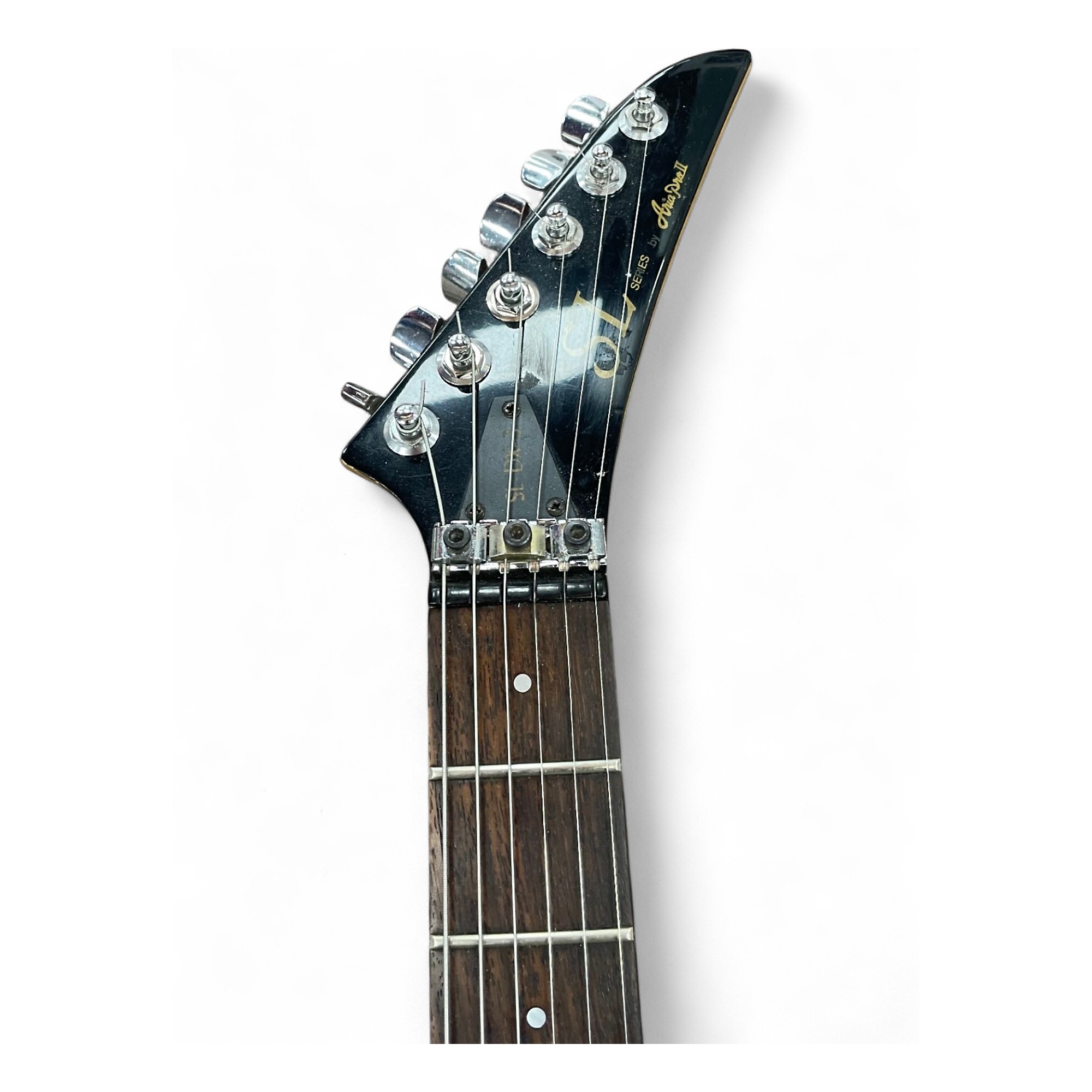 Used Aria Pro 2 SL DX3 GREEN Solid Body Electric Guitar GREEN
