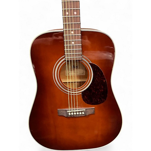 Used Cort Earth70 Sunburst Acoustic Guitar