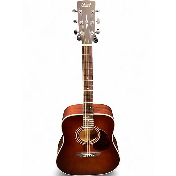 Used Cort Earth70 Sunburst Acoustic Guitar