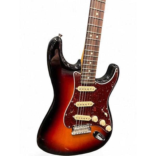 Used Fender American Professional II Stratocaster 3 Color Sunburst Solid Body Electric Guitar