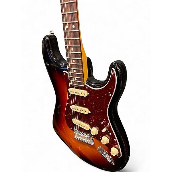 Used Fender American Professional II Stratocaster 3 Color Sunburst Solid Body Electric Guitar