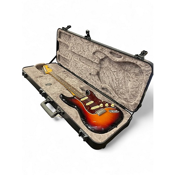 Used Fender American Professional II Stratocaster 3 Color Sunburst Solid Body Electric Guitar