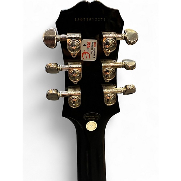 Used Epiphone Les Paul Studio Black Solid Body Electric Guitar