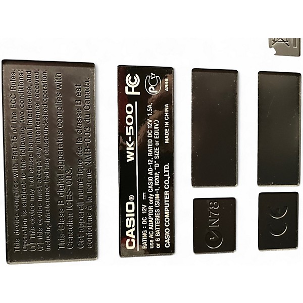 Used Casio WK500 Keyboard Workstation