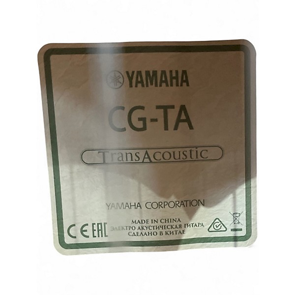 Used Yamaha CGTA Natural Classical Acoustic Electric Guitar