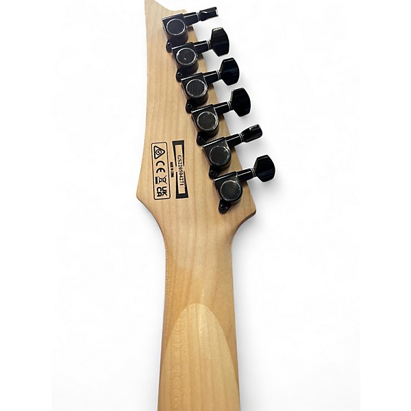 Used Ibanez GIO Trans Black QUILT Solid Body Electric Guitar