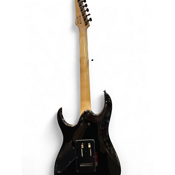 Used Ibanez GIO Trans Black QUILT Solid Body Electric Guitar