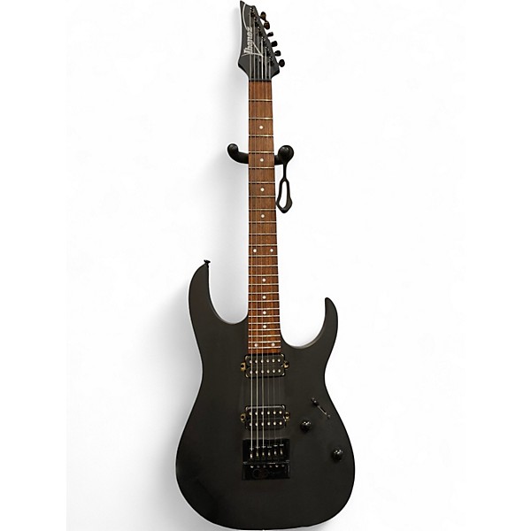 Used Ibanez RGRT421 EVERTUNE Black Solid Body Electric Guitar