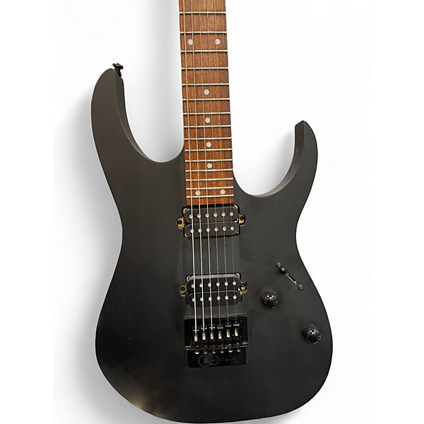 Used Ibanez RGRT421 EVERTUNE Black Solid Body Electric Guitar