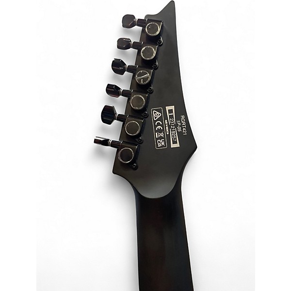 Used Ibanez RGRT421 EVERTUNE Black Solid Body Electric Guitar