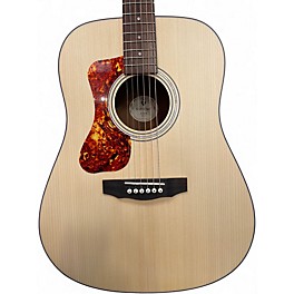 Used Guild D24DE LEFTHANDED Natural Acoustic Electric Guitar