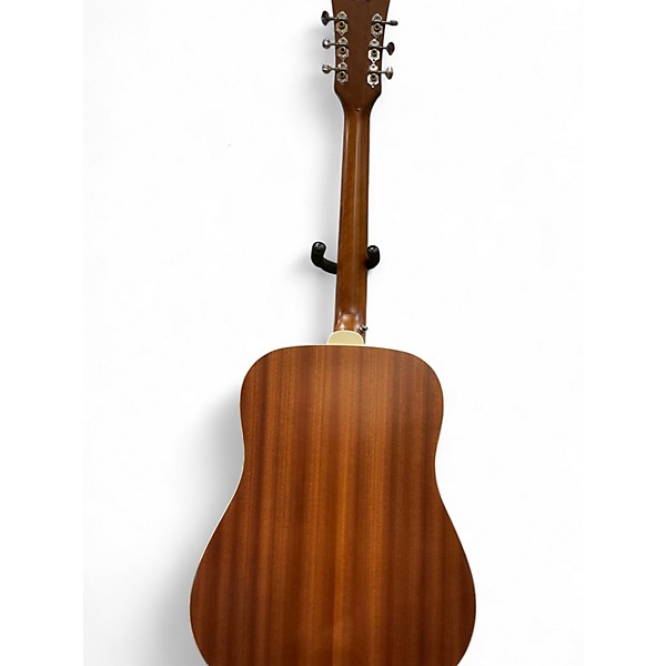 Used Guild D24DE LEFTHANDED Natural Acoustic Electric Guitar