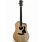 Used Taylor 210CE Natural Acoustic Electric Guitar thumbnail