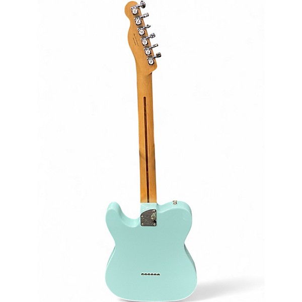 Used Fender Deluxe Nashville Telecaster Blue Solid Body Electric Guitar