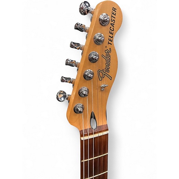 Used Fender Deluxe Nashville Telecaster Blue Solid Body Electric Guitar