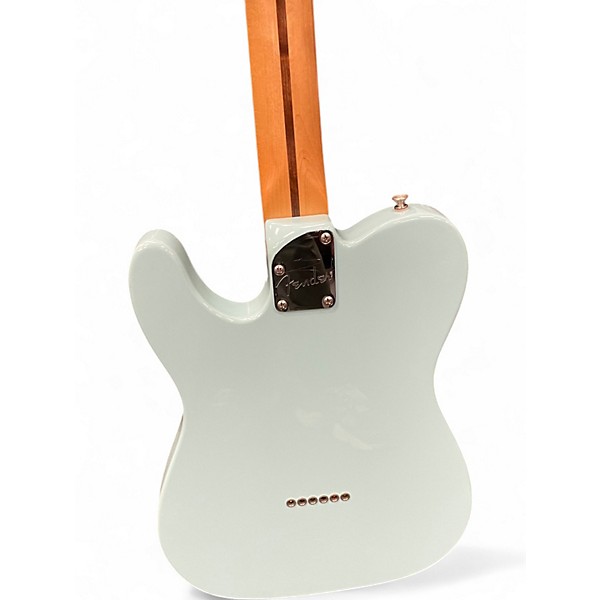 Used Fender Deluxe Nashville Telecaster Blue Solid Body Electric Guitar