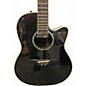 Used Ovation CC24 Celebrity Black Acoustic Electric Guitar