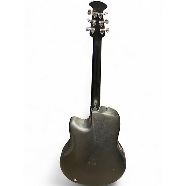 Used Ovation CC24 Celebrity Black Acoustic Electric Guitar