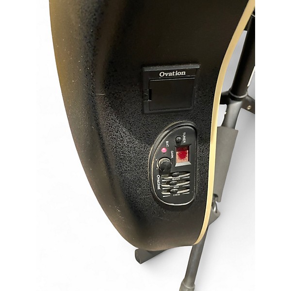 Used Ovation CC24 Celebrity Black Acoustic Electric Guitar