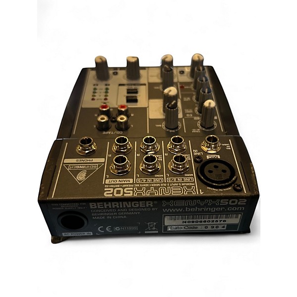 Used Behringer Xenyx 502 Unpowered Mixer
