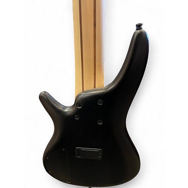 Used Ibanez SR306 Trans Black Electric Bass Guitar