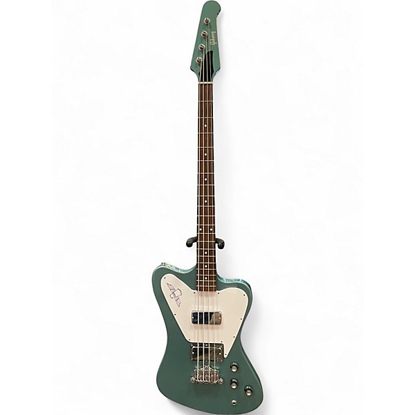 Used Gibson Thunderbird Green Electric Bass Guitar