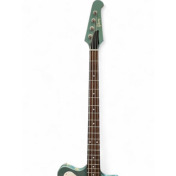 Used Gibson Thunderbird Green Electric Bass Guitar