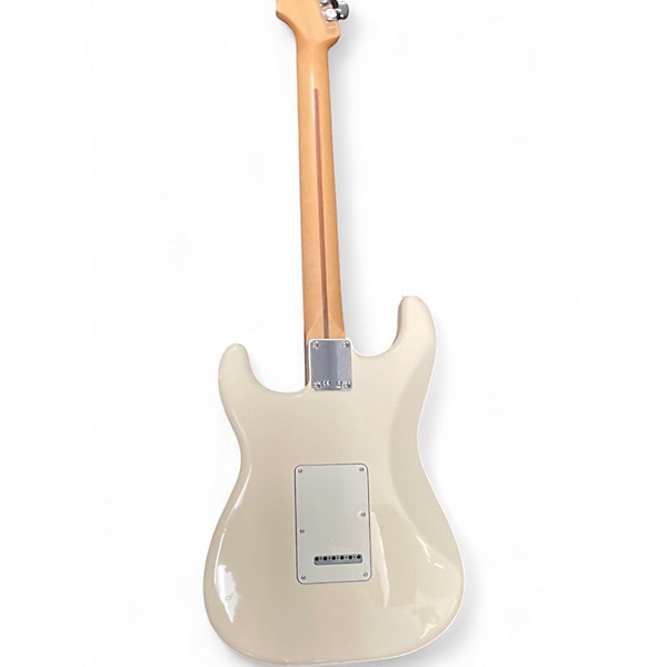 Used Fender Standard Stratocaster Olympic White Solid Body Electric Guitar