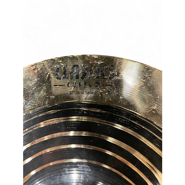 Used MEINL 10in Classic Custom Dual Splash Cymbal