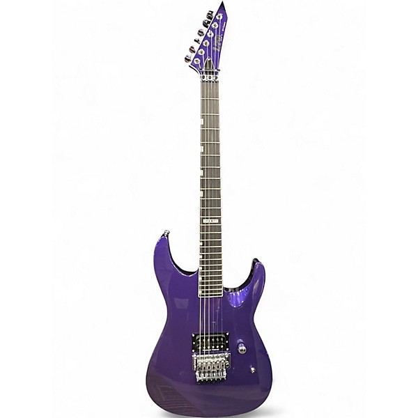 Used ESP LTD M-1 Custom 87' Dark Metallic Purple Solid Body Electric Guitar