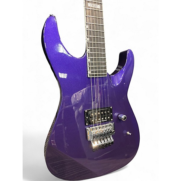 Used ESP LTD M-1 Custom 87' Dark Metallic Purple Solid Body Electric Guitar