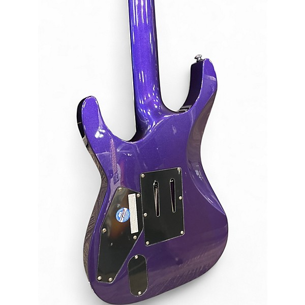Used ESP LTD M-1 Custom 87' Dark Metallic Purple Solid Body Electric Guitar