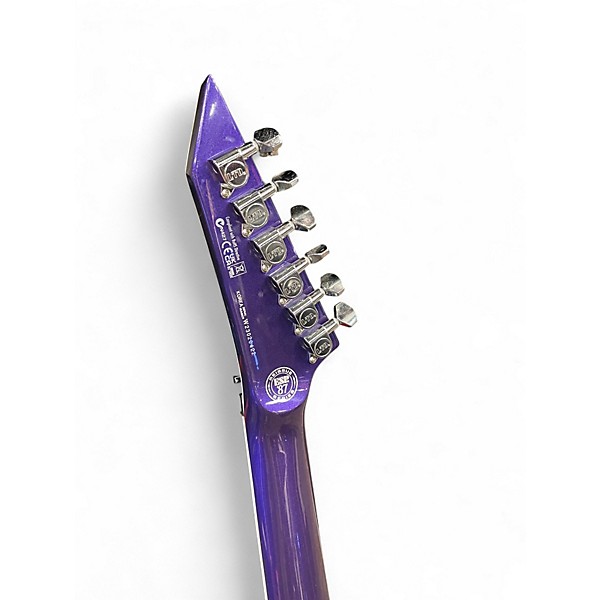 Used ESP LTD M-1 Custom 87' Dark Metallic Purple Solid Body Electric Guitar