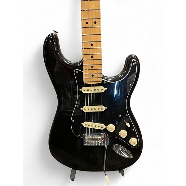 Used Fender Player Stratocaster Black Solid Body Electric Guitar
