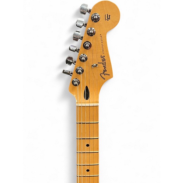 Used Fender Player Stratocaster Black Solid Body Electric Guitar