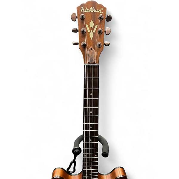 Used Washburn HB32DM Natural Hollow Body Electric Guitar