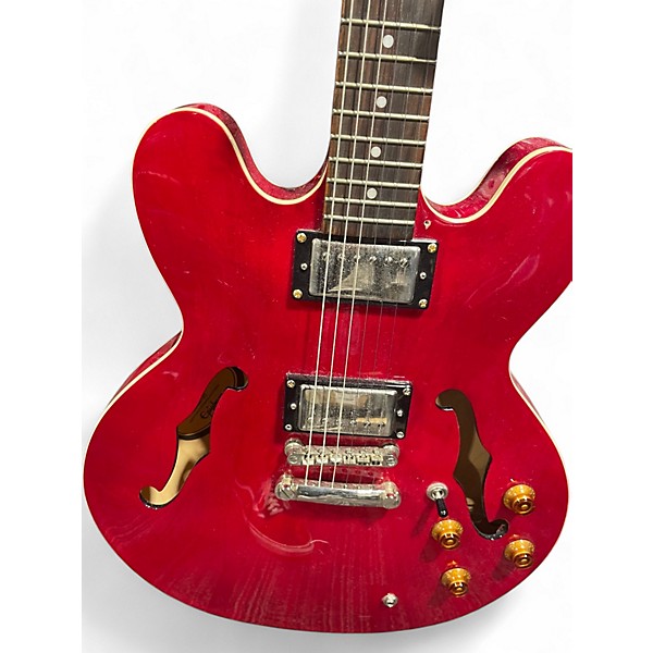 Used Epiphone Dot Cherry Hollow Body Electric Guitar