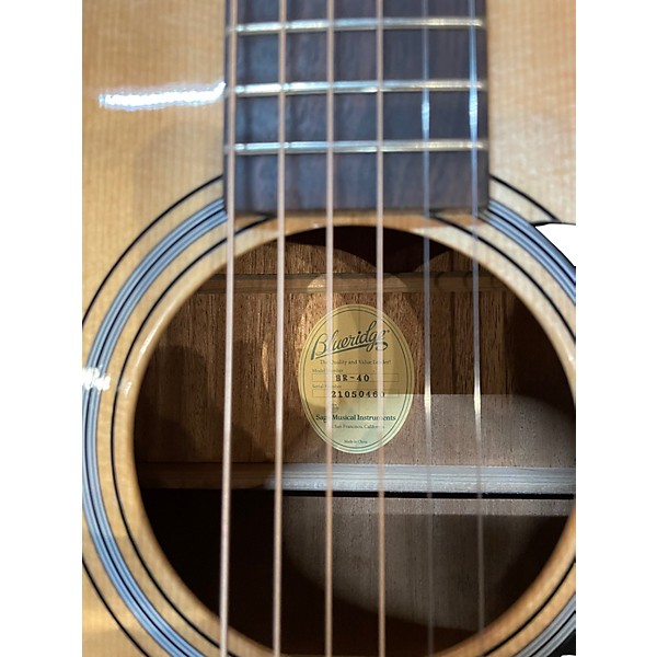 Used 2024 Blueridge BR40 Contemporary Series Dreadnought Natural Acoustic Guitar